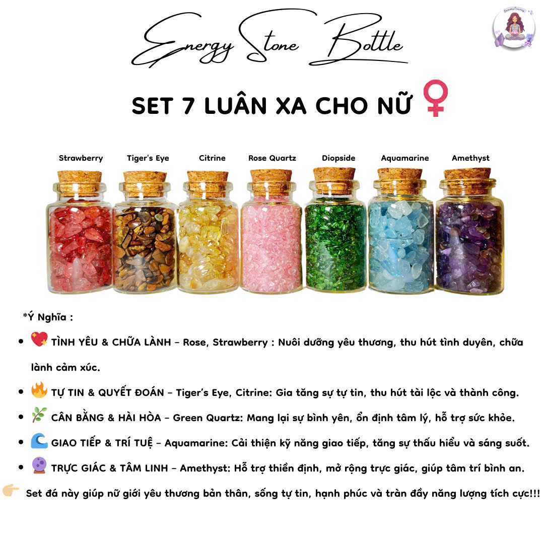 Set 7 Luân Xa Nữ ♀
